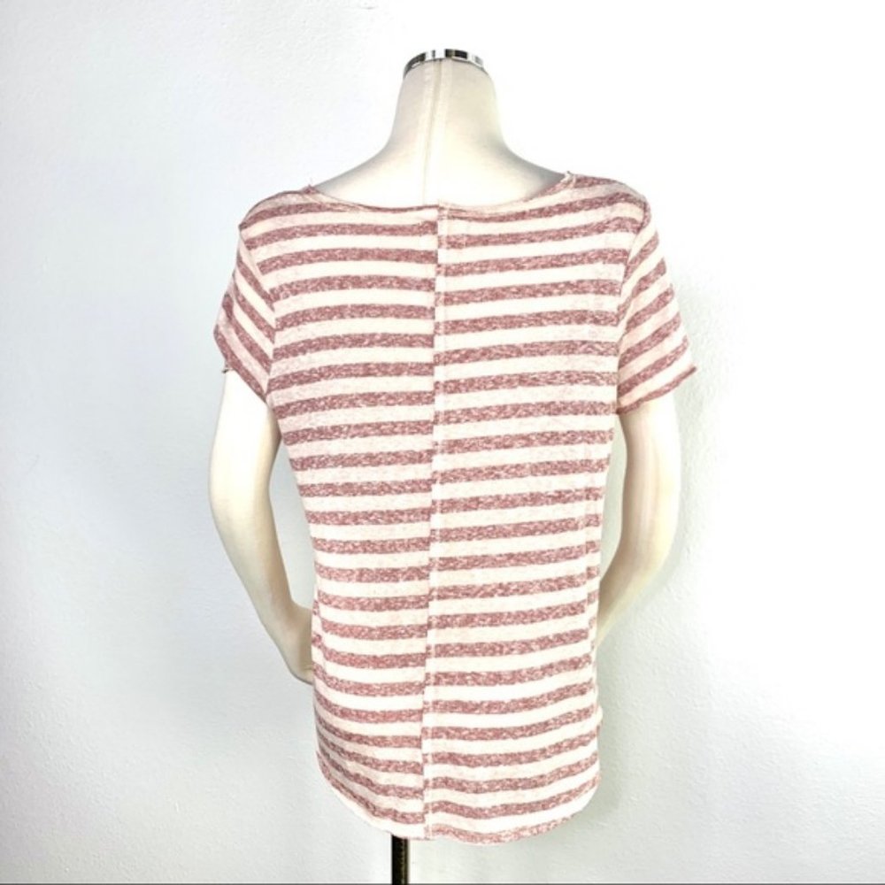 PROJECT SOCIAL T Striped V-Neck Top - Picture 4 of 8